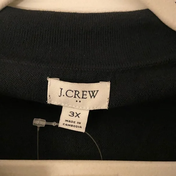 J.Crew Black Long Sleeve Top - Picture 2 of 3